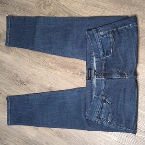 sac750 WHBM Low Rise Skinny Jeans Size 8 w/ 28.5" Inseam Denim Noir Jeans